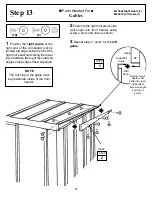 Preview for 24 page of Arrow Storage Products EPA84 Owner'S Manual & Assembly Instructions