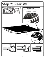 Preview for 22 page of Arrow Storage Products EZEE Shed EZ6565LVCC Owner'S Manual & Assembly Manual