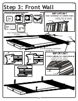 Preview for 25 page of Arrow Storage Products EZEE Shed EZ6565LVCC Owner'S Manual & Assembly Manual