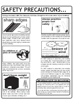 Preview for 2 page of Arrow Storage Products EZEE SHED Owner'S Manual & Assembly Manual