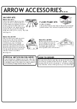 Preview for 49 page of Arrow Storage Products EZEE SHED Owner'S Manual & Assembly Manual