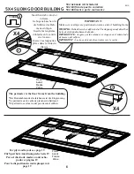 Предварительный просмотр 6 страницы Arrow Storage Products FKCS01 Owner'S Manual & Assembly Manual