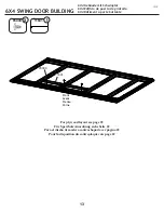 Предварительный просмотр 13 страницы Arrow Storage Products FKCS01 Owner'S Manual & Assembly Manual