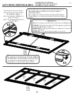 Предварительный просмотр 15 страницы Arrow Storage Products FKCS01 Owner'S Manual & Assembly Manual