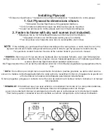 Предварительный просмотр 18 страницы Arrow Storage Products FKCS01 Owner'S Manual & Assembly Manual