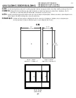 Предварительный просмотр 21 страницы Arrow Storage Products FKCS01 Owner'S Manual & Assembly Manual