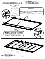 Preview for 14 page of Arrow Storage Products FKCS03 Owner'S Manual & Assembly Manual