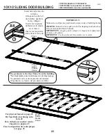 Preview for 23 page of Arrow Storage Products FKCS03 Owner'S Manual & Assembly Manual