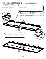 Preview for 26 page of Arrow Storage Products FKCS03 Owner'S Manual & Assembly Manual