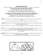 Предварительный просмотр 12 страницы Arrow Storage Products FKE02 Series Owner'S Manual & Assembly Manual