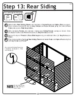 Preview for 26 page of Arrow Storage Products HDVAGY107 Series Owner'S Manual & Assembly Manual