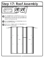 Preview for 32 page of Arrow Storage Products HDVAGY107 Series Owner'S Manual & Assembly Manual