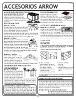 Предварительный просмотр 65 страницы Arrow Storage Products IWA1012 Owner'S Manual & Assembly Manual