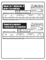 Preview for 3 page of Arrow Storage Products IWA108 Owner'S Manual & Assembly Manual