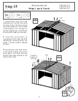 Preview for 28 page of Arrow Storage Products MRD108 Owner'S Manual & Assembly Instructions