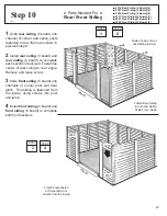 Preview for 23 page of Arrow Storage Products PM108 Owner'S Manual & Assembly Instructions