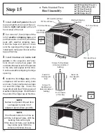 Preview for 28 page of Arrow Storage Products PM108 Owner'S Manual & Assembly Instructions