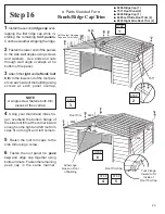 Preview for 29 page of Arrow Storage Products PM108 Owner'S Manual & Assembly Instructions