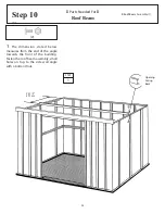 Предварительный просмотр 21 страницы Arrow Storage Products PT104 Owner'S Manual & Assembly Instructions