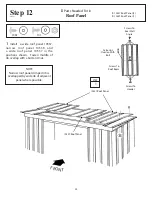 Предварительный просмотр 23 страницы Arrow Storage Products PT104 Owner'S Manual & Assembly Instructions