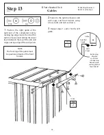 Предварительный просмотр 24 страницы Arrow Storage Products PT104 Owner'S Manual & Assembly Instructions