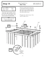 Предварительный просмотр 25 страницы Arrow Storage Products PT104 Owner'S Manual & Assembly Instructions