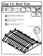 Предварительный просмотр 38 страницы Arrow Storage Products RV101467H2 Owner'S Manual & Assembly Manual