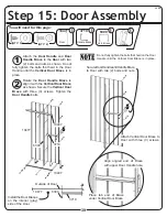 Предварительный просмотр 39 страницы Arrow Storage Products RV101467H2 Owner'S Manual & Assembly Manual