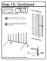 Предварительный просмотр 40 страницы Arrow Storage Products RV101467H2 Owner'S Manual & Assembly Manual