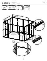 Preview for 23 page of Arrow Storage Products SCG108BG Owner'S Manual & Assembly Manual