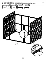 Preview for 24 page of Arrow Storage Products SCG108BG Owner'S Manual & Assembly Manual