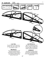 Preview for 27 page of Arrow Storage Products SCG108BG Owner'S Manual & Assembly Manual