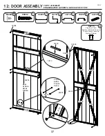 Preview for 37 page of Arrow Storage Products SCG108BG Owner'S Manual & Assembly Manual