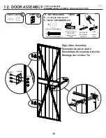 Preview for 38 page of Arrow Storage Products SCG108BG Owner'S Manual & Assembly Manual