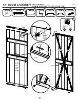 Preview for 39 page of Arrow Storage Products SCG108BG Owner'S Manual & Assembly Manual