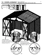 Preview for 41 page of Arrow Storage Products SCG108BG Owner'S Manual & Assembly Manual