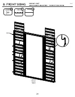 Preview for 21 page of Arrow Storage Products SCG65BG Series Owner'S Manual & Assembly Manual