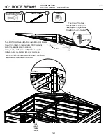 Preview for 25 page of Arrow Storage Products SCG65BG Series Owner'S Manual & Assembly Manual