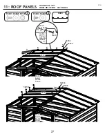 Preview for 27 page of Arrow Storage Products SCG65BG Series Owner'S Manual & Assembly Manual