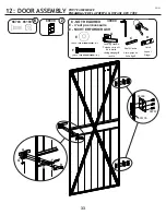 Preview for 33 page of Arrow Storage Products SCG65BG Series Owner'S Manual & Assembly Manual