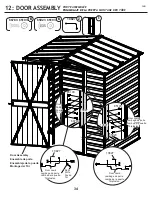 Preview for 34 page of Arrow Storage Products SCG65BG Series Owner'S Manual & Assembly Manual