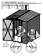 Preview for 34 page of Arrow Storage Products SCG67BG Owner'S Manual & Assembly Manual