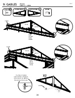 Preview for 24 page of Arrow Storage Products SCG86BG Owner'S Manual & Assembly Manual