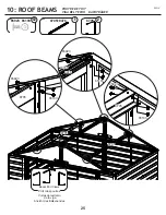 Preview for 25 page of Arrow Storage Products SCG86BG Owner'S Manual & Assembly Manual