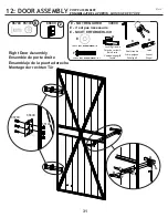 Preview for 31 page of Arrow Storage Products SCG86BG Owner'S Manual & Assembly Manual