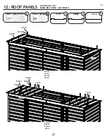 Preview for 27 page of Arrow Storage Products SCP104BG Series Owner'S Manual & Assembly Manual