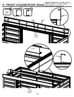 Preview for 21 page of Arrow Storage Products SCP64BG Owner'S Manual & Assembly Manual