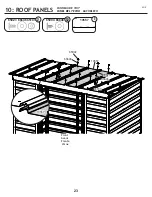 Preview for 23 page of Arrow Storage Products SCP64BG Owner'S Manual & Assembly Manual