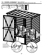 Preview for 28 page of Arrow Storage Products SCP64BG Owner'S Manual & Assembly Manual