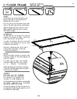 Preview for 15 page of Arrow Storage Products SCP84BG Owner'S Manual & Assembly Manual